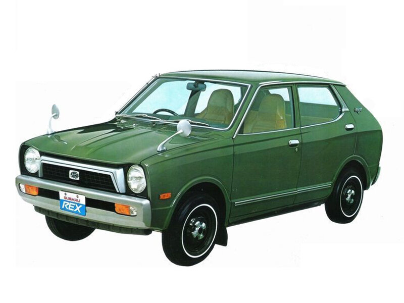 Subaru Rex (K22) 1 поколение, рестайлинг, седан (10.1973 - 08.1974)